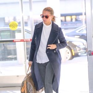 Club Monaco Navy Daylina Coat